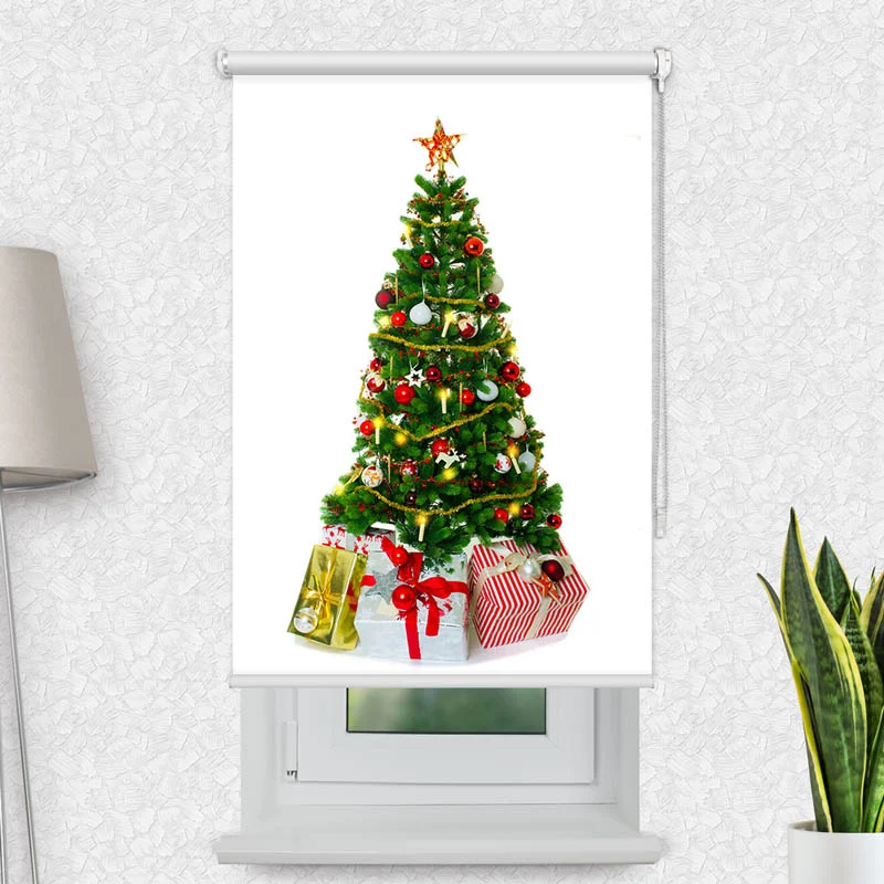 Motivrollo 'Weihnachtsbaum' | Bis B 430 x H 440 cm