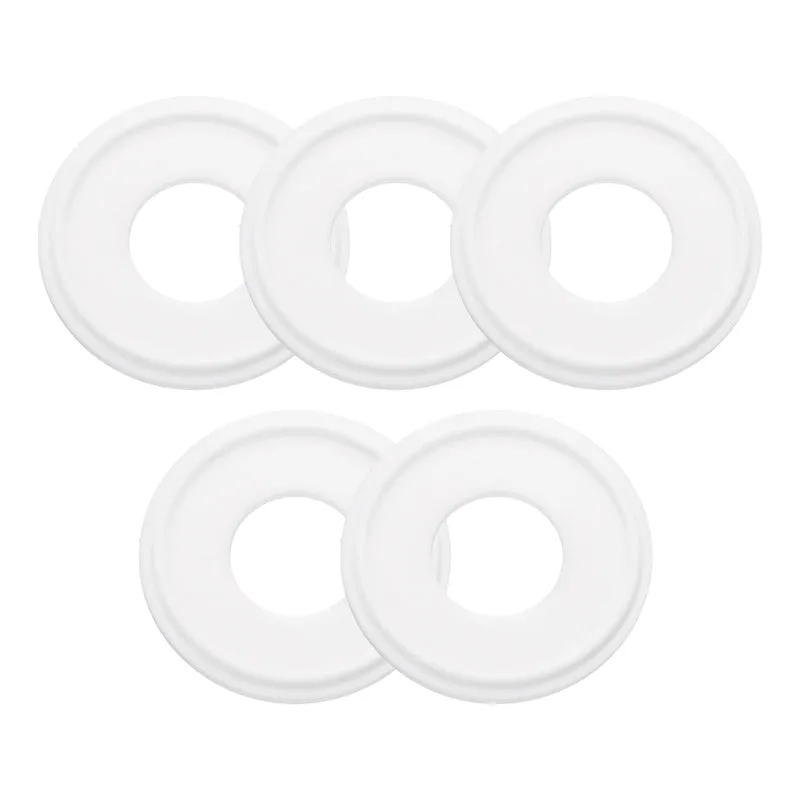 5Pcs PTFE Sanitary Gasket 1" Fits OD 50mm Sanitary Pipe Weld Ferrule