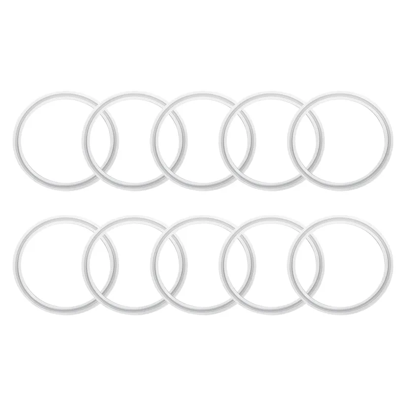 10Pcs Silicone Sanitary Gasket 3.5" Fits OD 110mm Sanitary Pipe Weld Ferrule