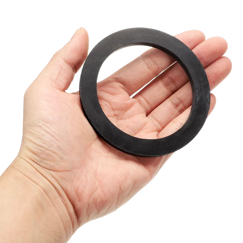 15 Pcs Nitrile Rubber Flat Washer DN65 3-11/16" OD x 3" ID x 1/4"Thick, Black