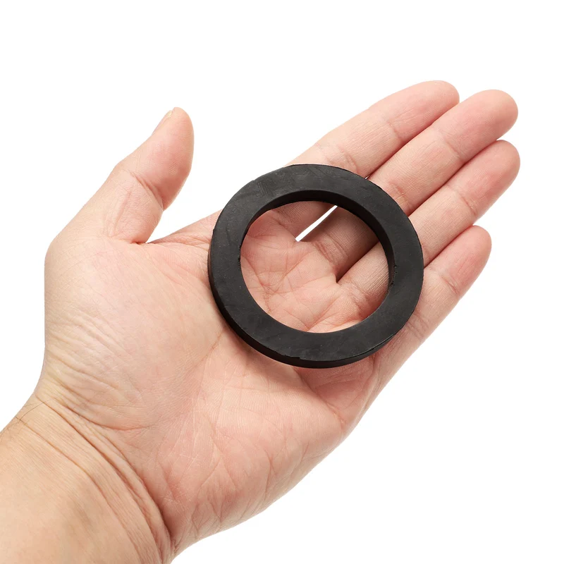 15 Pcs Nitrile Rubber Flat Washer DN65 2-9/16" OD x 2" ID x 1/4"Thick, Black