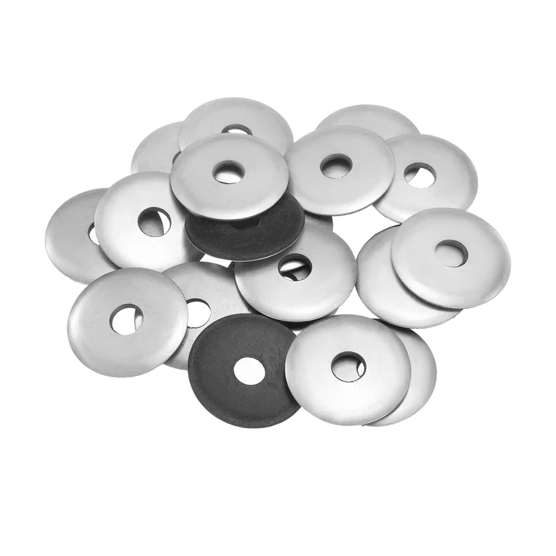 20Pcs 10x38mm 304 Stainless Steel EPDM Bonded Sealing Washers Gaskets