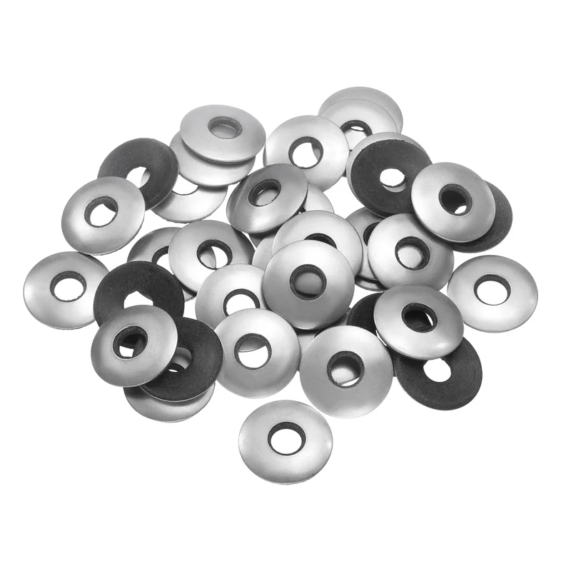 75Pcs 8x22mm 304 Stainless Steel EPDM Bonded Sealing Washers Gaskets