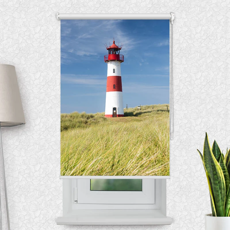 Motivrollo 'Leuchtturm Duene' | Bis B 430 x H 440 cm