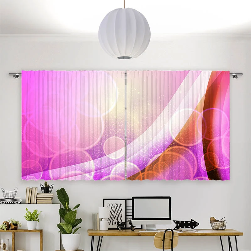 Vorhang Motiv "Grafik Pink"