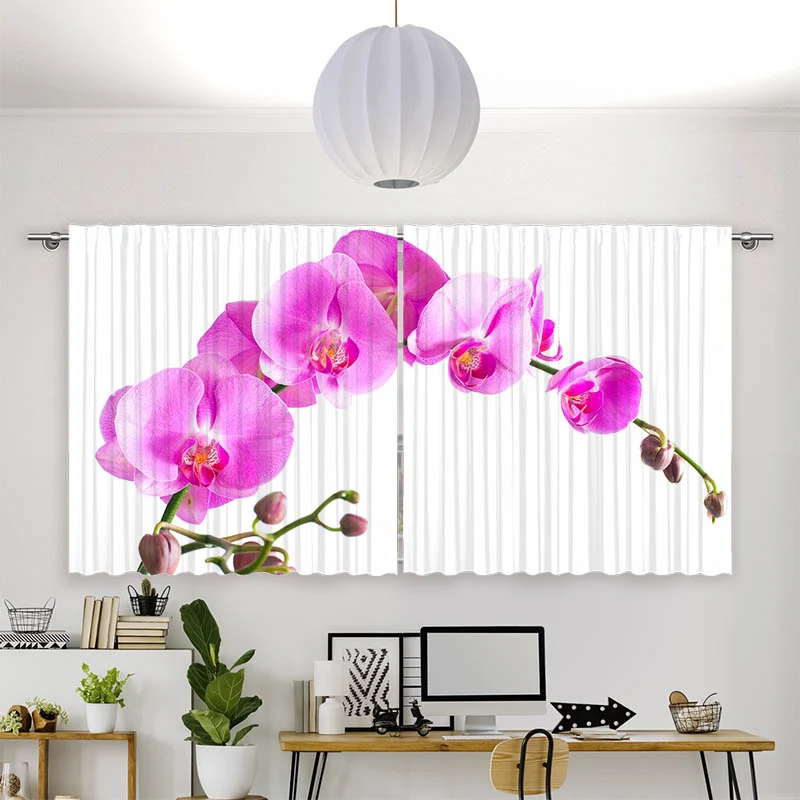Vorhang Motiv "Orchidee"