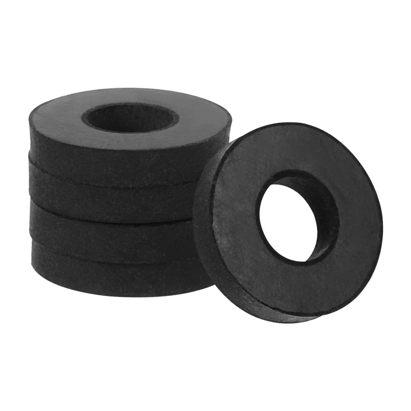 Flat Rubber Washer, 20Pcs 5/8" x 1/4" x 1/8" Rubber Bushings Spacers