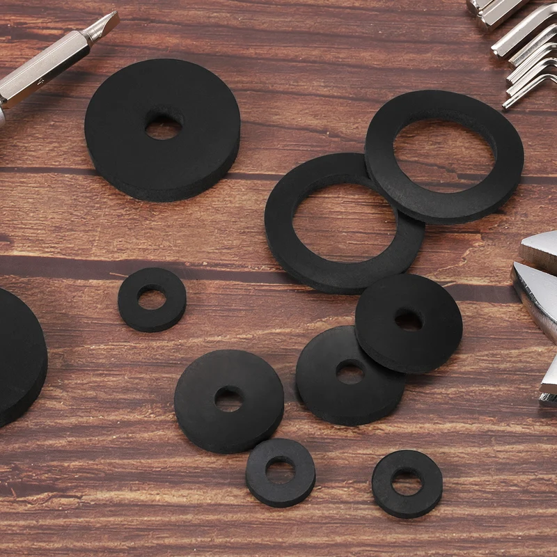 Flat Rubber Washers, 20Pcs 3/4" x 1/4" x 1/8" Rubber Bushing Spacers