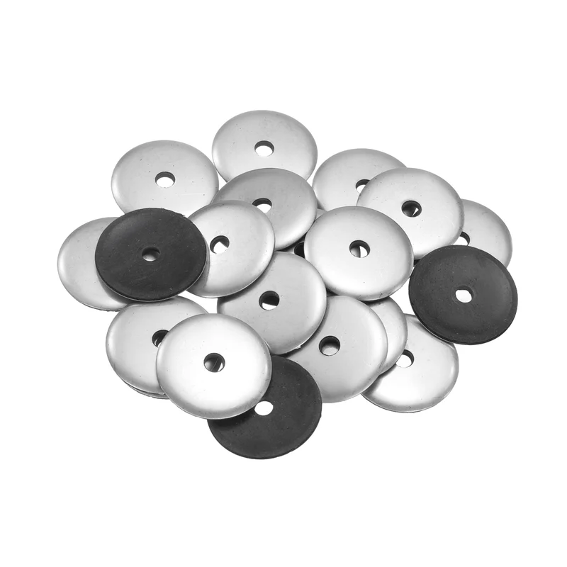 25Pcs 5.5x32mm 304 Stainless Steel EPDM Bonded Sealing Washers Gaskets