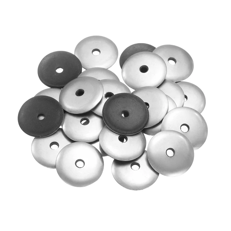25Pcs 5.5x30mm 304 Stainless Steel EPDM Bonded Sealing Washers Gaskets