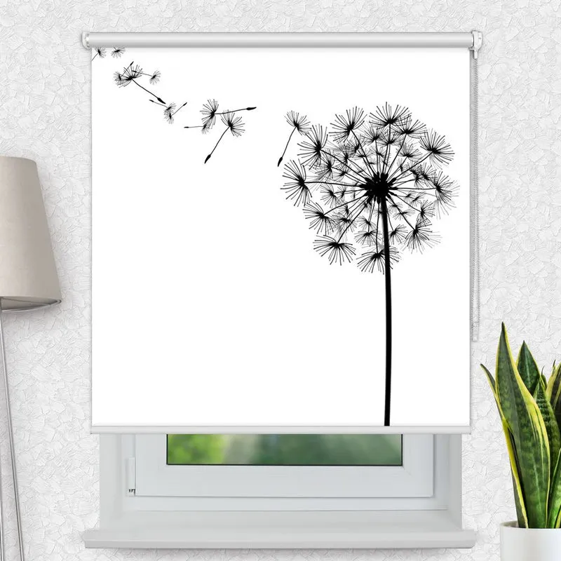 Motivrollo 'Pusteblume Grafik' | Bis B 430 x H 440 cm