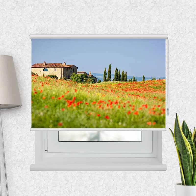 Motivrollo 'Toskana Landschaft' | Bis B 430 x H 440 cm