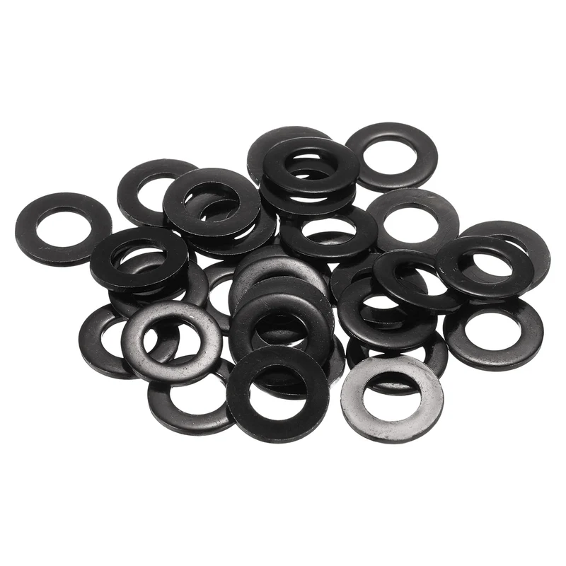 50 Pcs M6 Stainless Steel Flat Washer, 12mm Outer Diameter Flat Washer