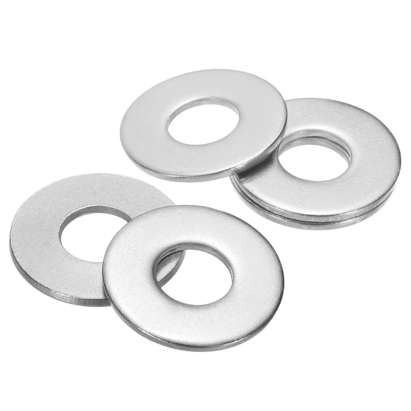 5Pcs 3/4" Stainless Steel SAE Flat Washers, 0.84" IDx2" ODx0.13" Thick
