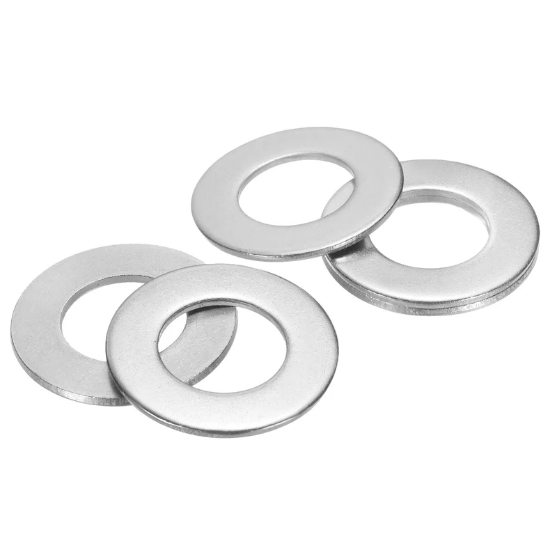5Pcs 1-1/2" Stainless Steel SAE Flat Washers 1.64" ID x 3" OD x 0.15" Thick