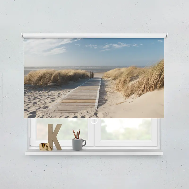 Springrollo Motiv "Nordsee Strand Langeoog"