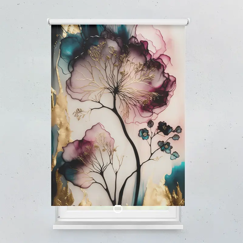 Springrollo Motiv "Floral Abstrakt"