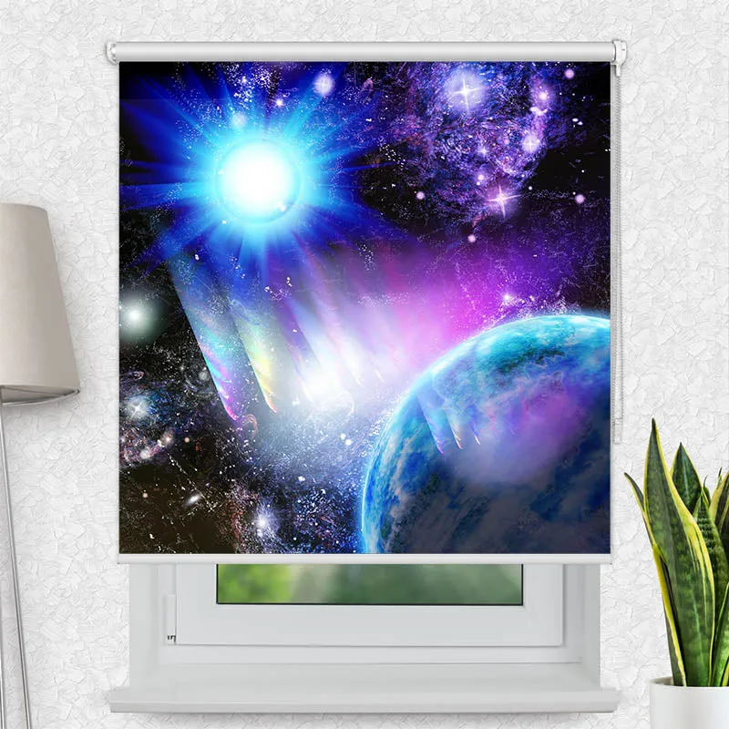 Motivrollo 'Weltraum' | Bis B 430 x H 440 cm