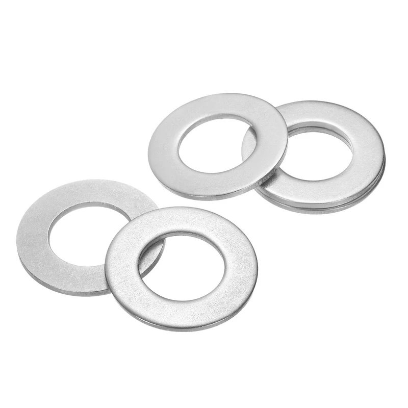 5Pcs 1-1/4" Stainless Steel SAE Flat Washers 1.39" ID x 2.5" OD x 0.14" Thick