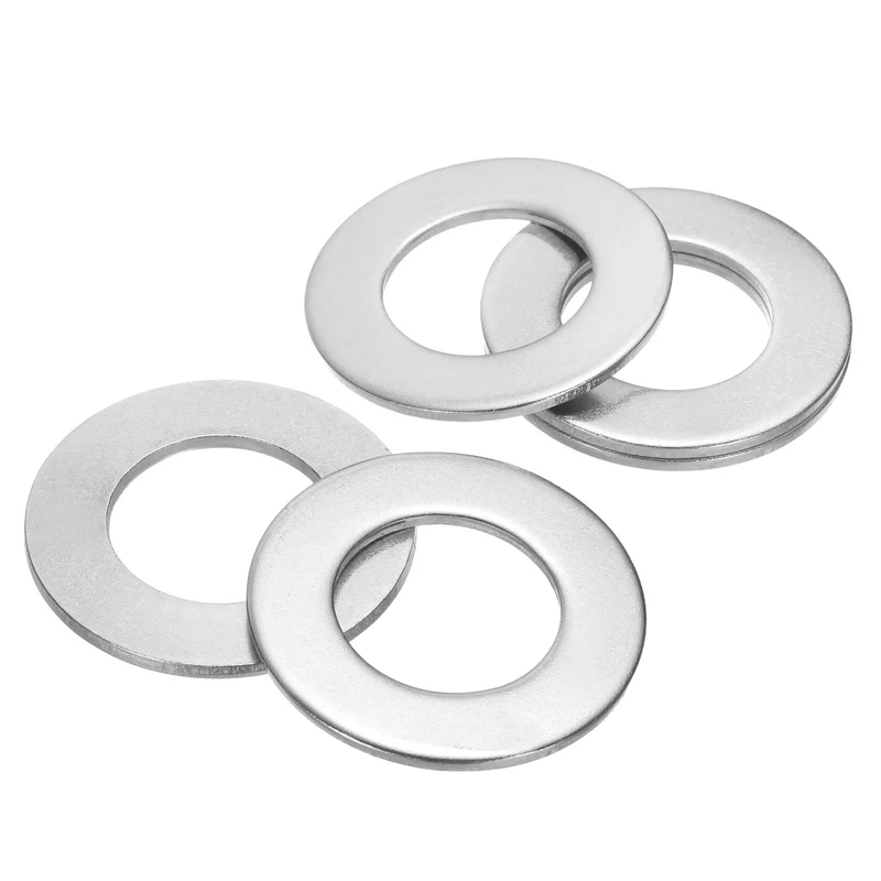 5Pcs 1-1/8" Stainless Steel SAE Flat Washers, 1.28" IDx2.25" ODx0.11" Thick