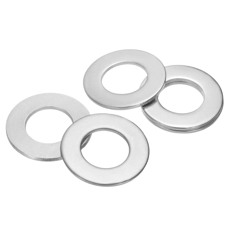 5Pcs 1" Stainless Steel SAE Flat Washers, 1.09" IDx2" ODx0.11" Thick