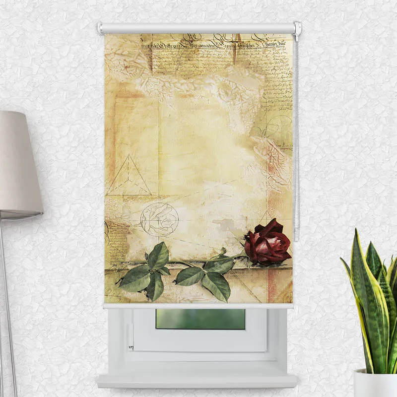 Motivrollo 'Retro Rose' | Bis B 430 x H 440 cm