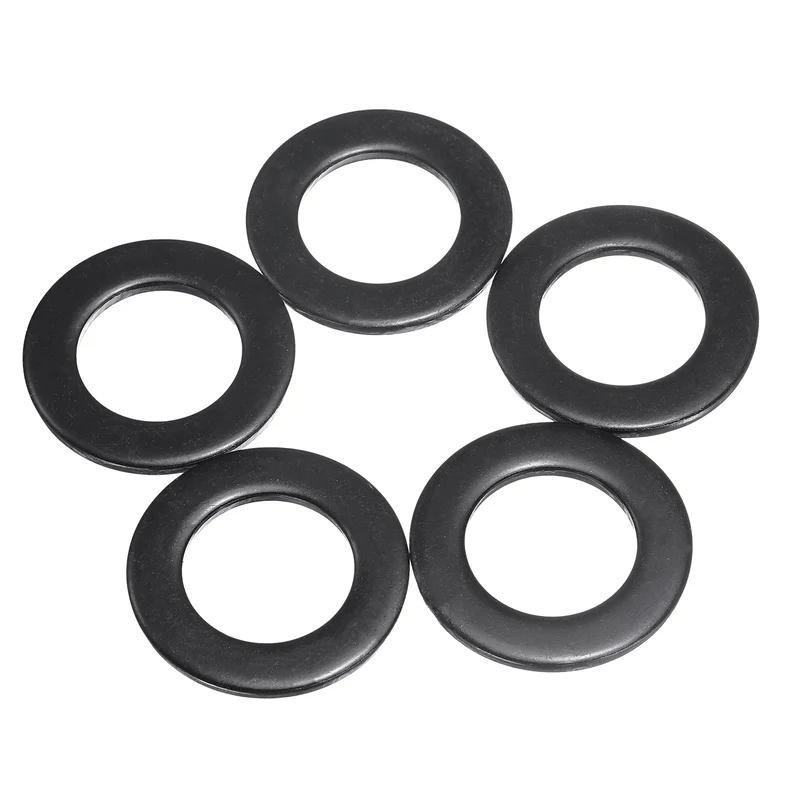 5 Pcs M22 Stainless Steel Flat Washers, 23mm ID x 39mm OD x 3mm Thick