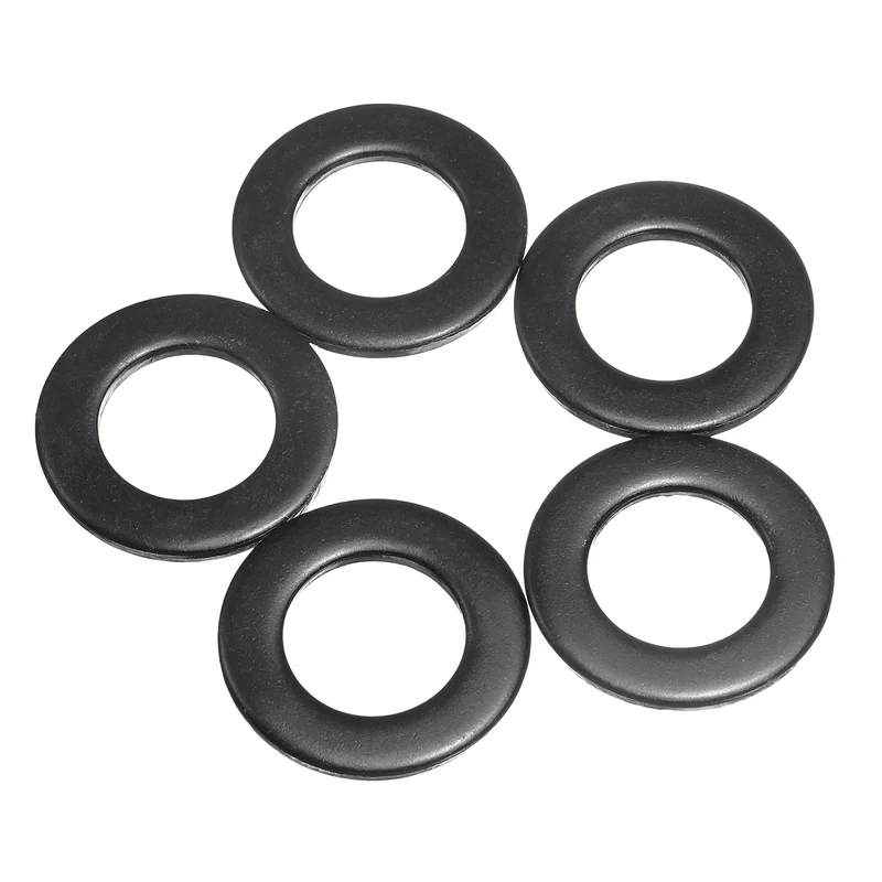 5 Pcs M20 Stainless Steel Flat Washers, 21mm ID x 37mm OD x 3mm Thick