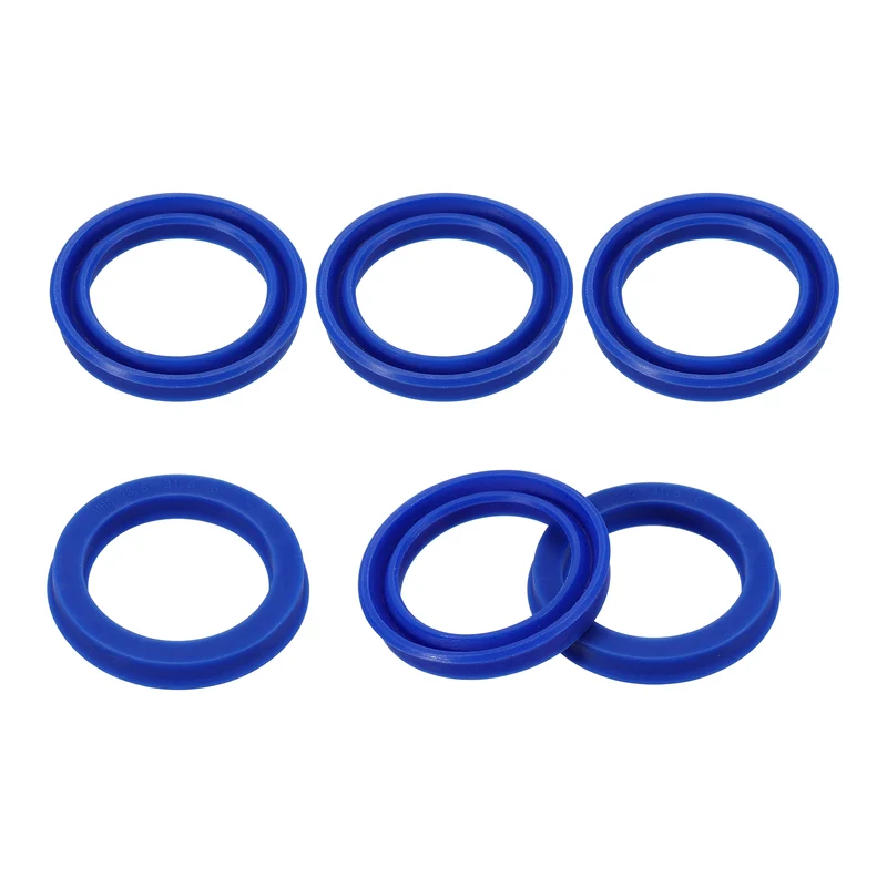 6 Pcs UHS Radial Shaft Seal 23.5mm ID x 31.5mm OD x 5mm W TPU Oil Seal Blue