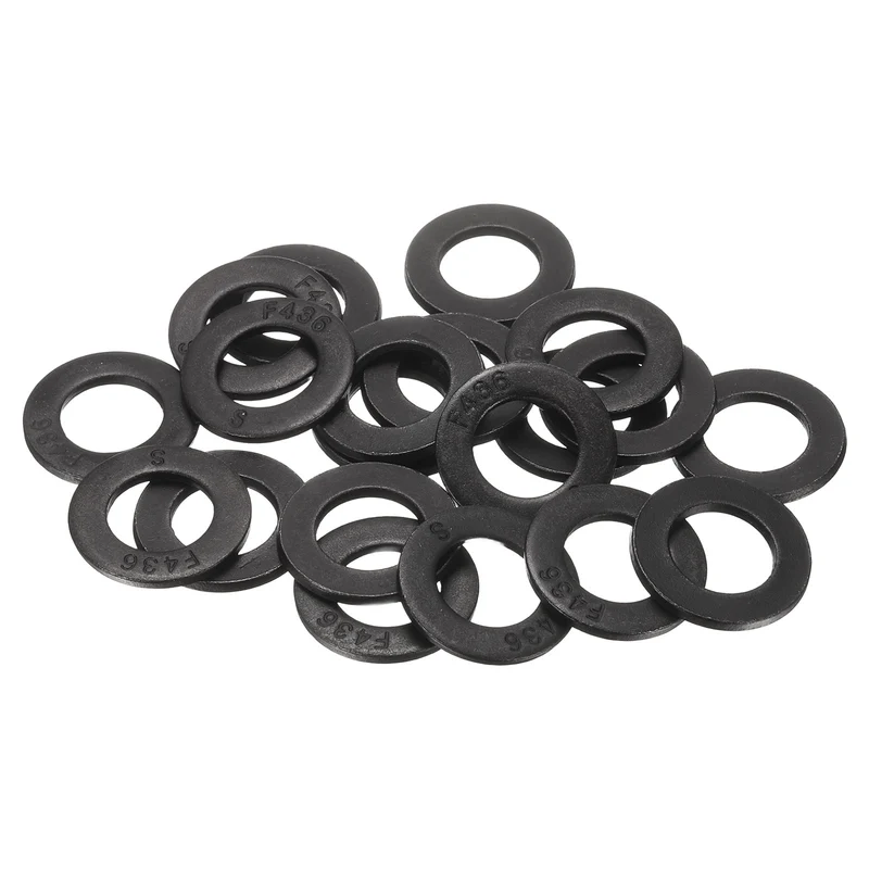 20 Pcs 3/4" 45 Steel Flat Washers, 37mm Outer Diameter Flat Washer