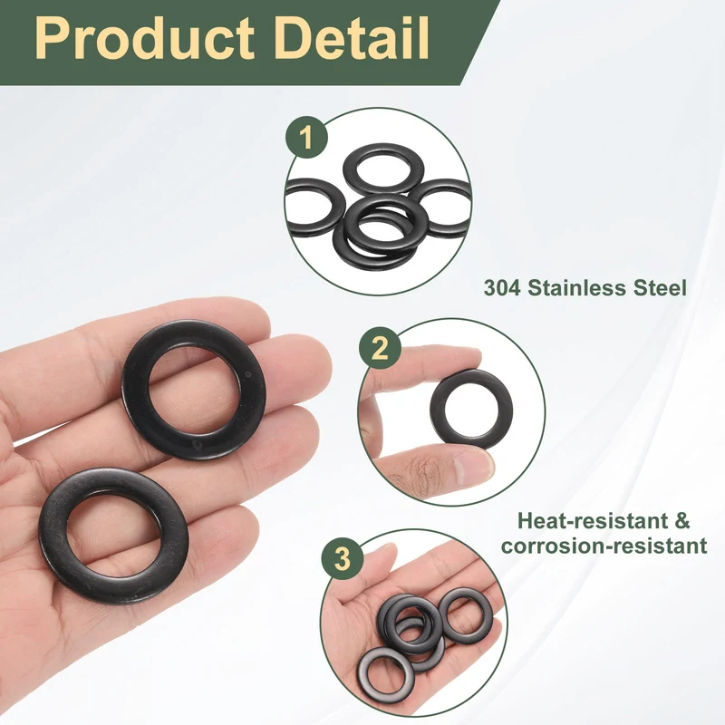 5 Pcs M20 Stainless Steel Flat Washer, 34mm Outer Diameter Flat Washer
