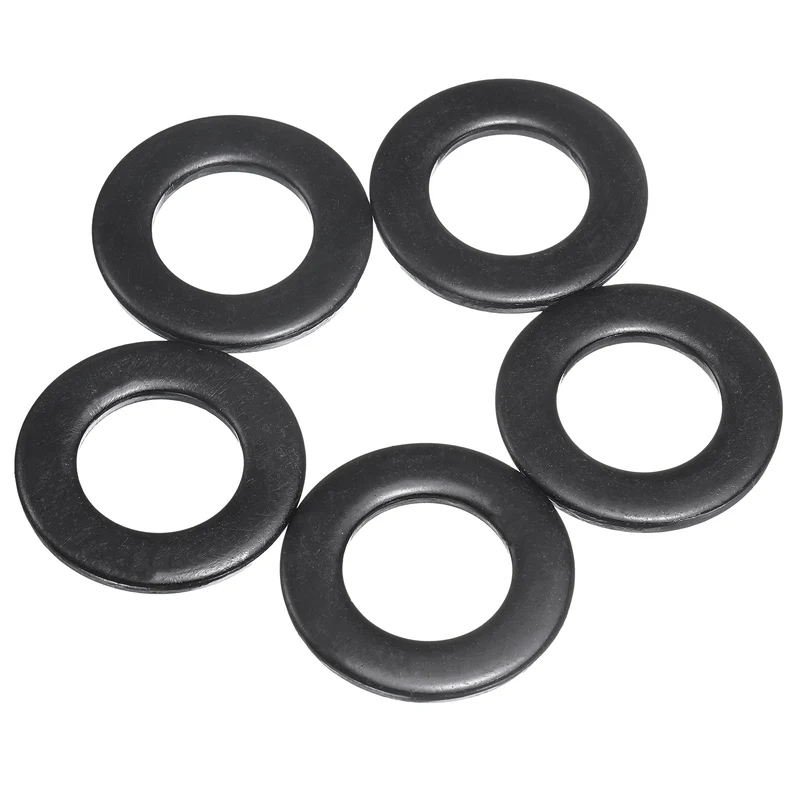5 Pcs M18 Stainless Steel Flat Washers, 19mm ID x 33mm OD x 3mm Thick