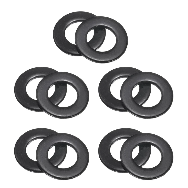 10 Pcs M14 Stainless Steel Flat Washers, 14mm ID x 28mm OD x 2.5mm Thick