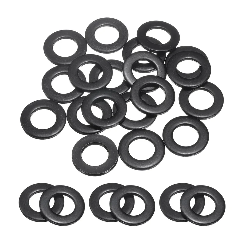 20 Pcs M12 Stainless Steel Flat Washers, 13mm ID x 24mm OD x 2.5mm Thick