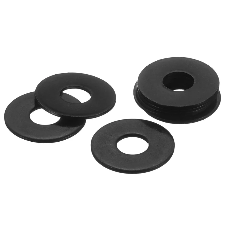 60Pcs M6 304 Stainless Steel Flat Washers ID 6mm OD 16mm Thick 1mm