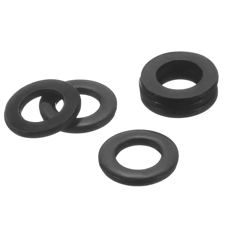 100Pcs M6 304 Stainless Steel Flat Washers ID 6mm OD 12mm Thick 1.5mm