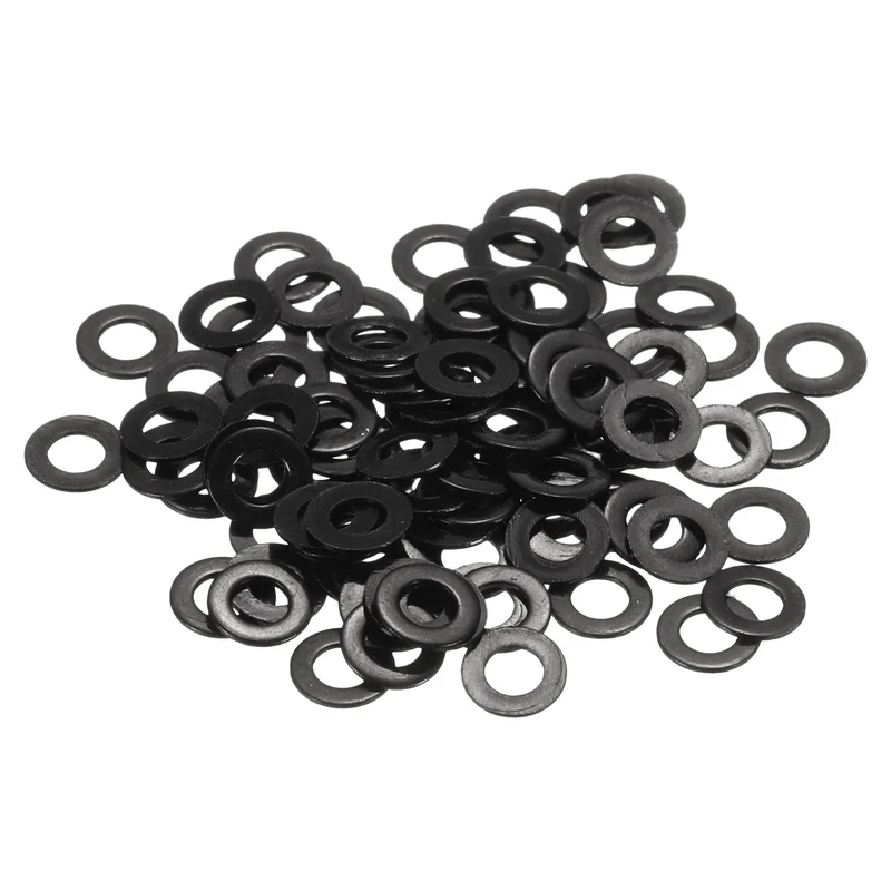 100Pcs M2 Stainless Steel Flat Washer 4.5mm Outer Diameter Flat Washer]