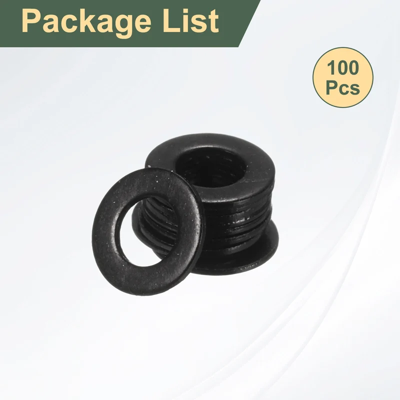 100Pcs M2 Stainless Steel Flat Washer 4.5mm Outer Diameter Flat Washer]