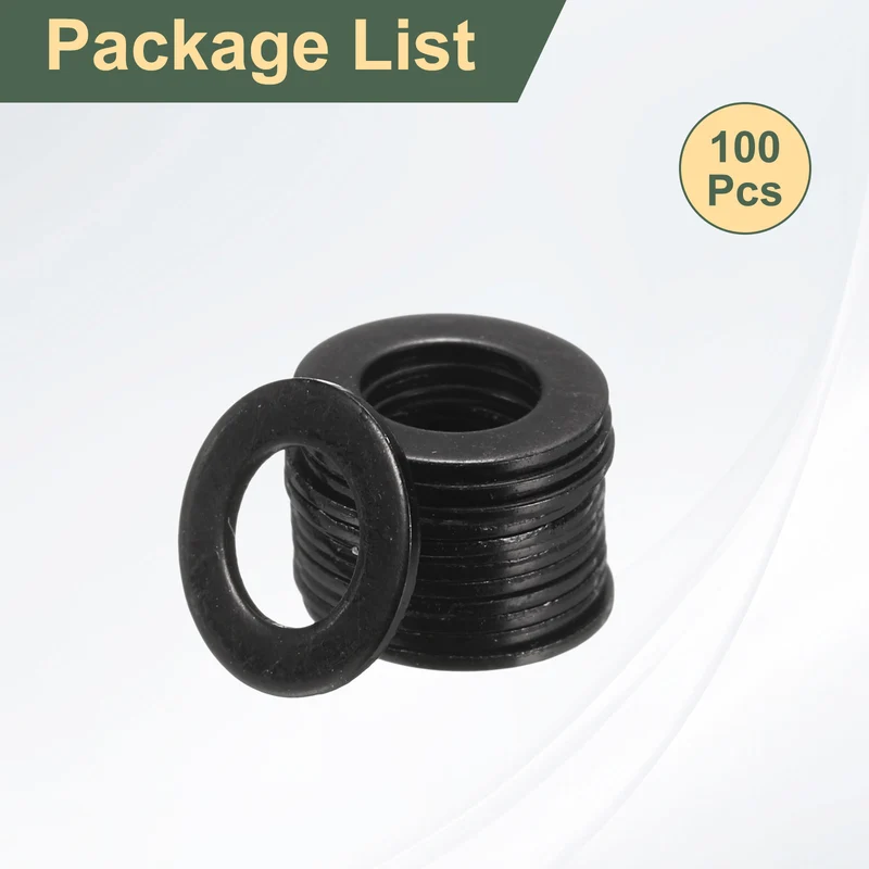 100Pcs M3.5 Stainless Steel Flat Washer 11mm Outer Diameter Flat Washer