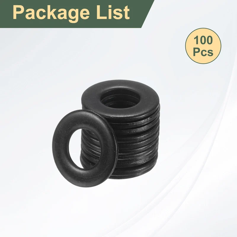 100Pcs M2.5 Stainless Steel Flat Washer 5mm Outer Diameter Flat Washer