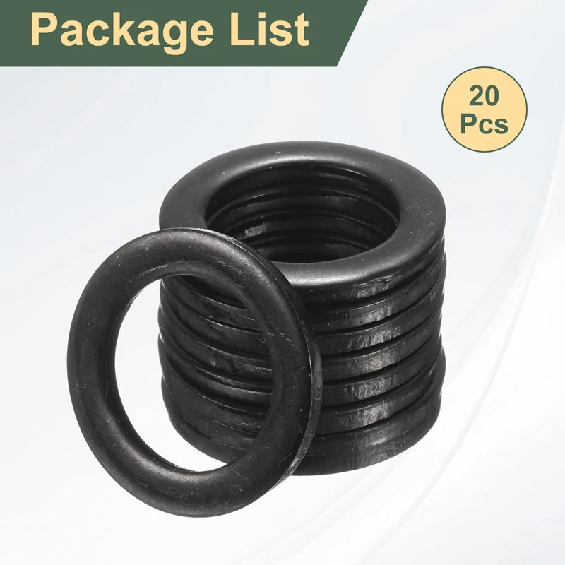 20 Pcs M12 Stainless Steel Flat Washer, 20mm Outer Diameter Flat Washer