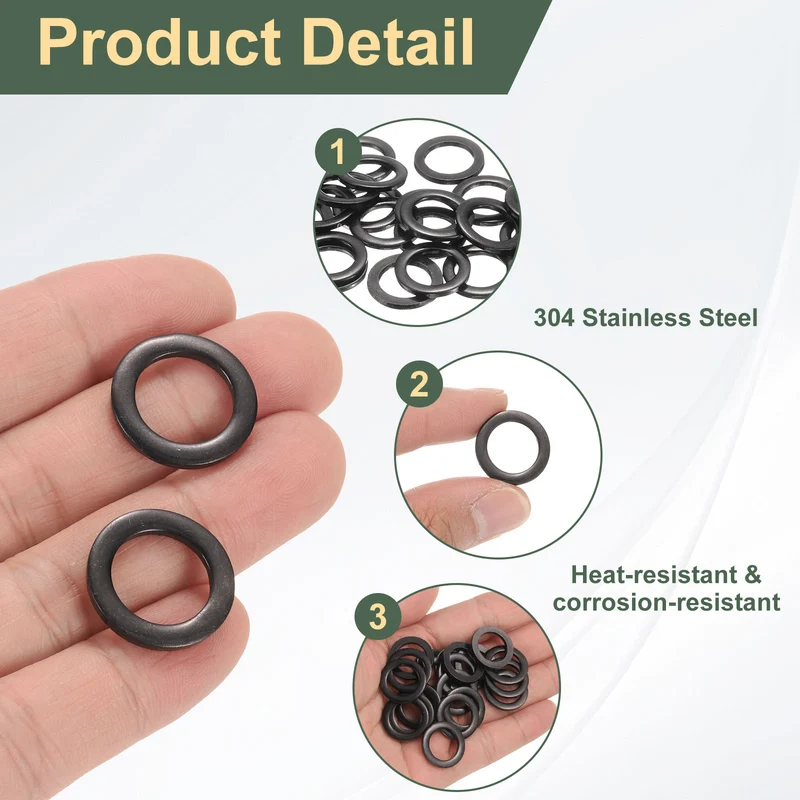20 Pcs M12 Stainless Steel Flat Washer, 20mm Outer Diameter Flat Washer