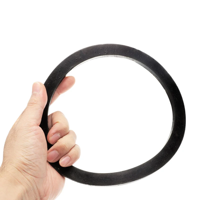6Pcs Nitrile Rubber Flat Washer DN125 4-15/16"OD X5-3/4"ID x 1/4"Thick Black)