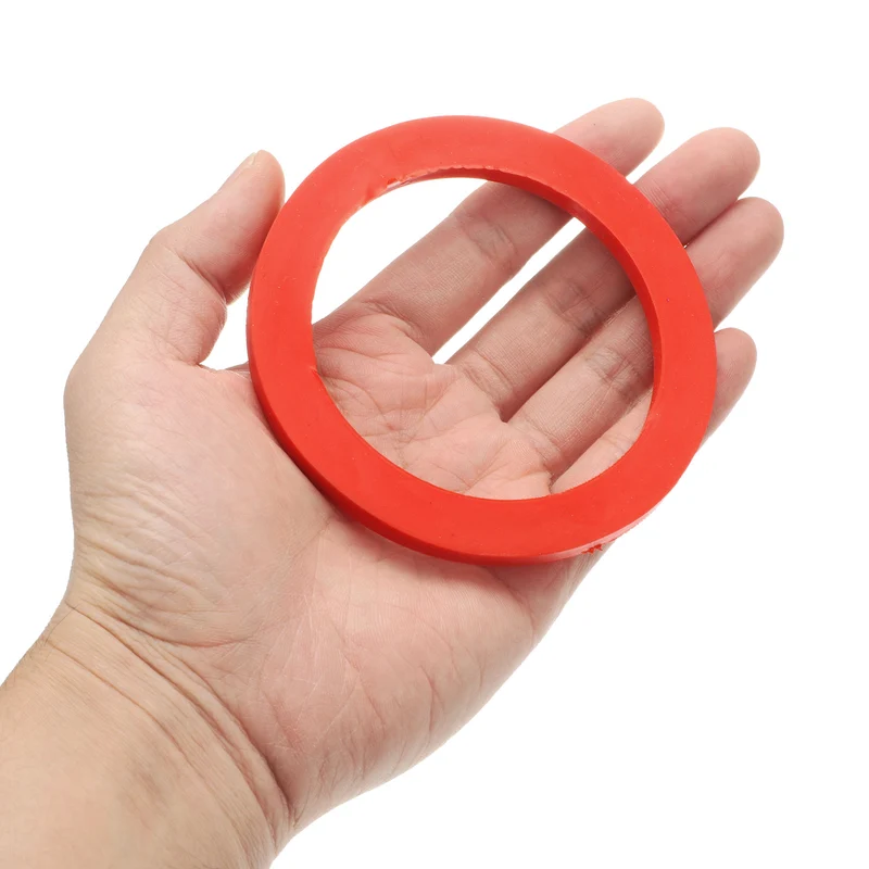 12Pcs Silicone Flat Washer DN80 3 5/8" OD x3" ID x 1/4" Thickness, Red