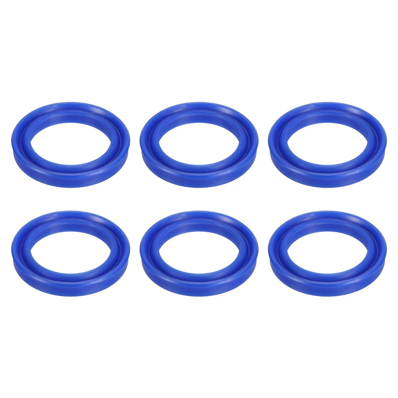 2 Pcs UN Radial Shaft Seal, 50mm ID x 70mm OD x 10mm Width TPU Oil Seal, Blue