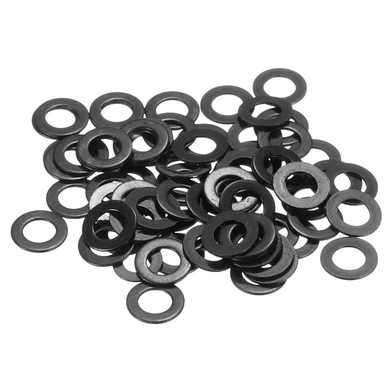 100Pcs M4 Stainless Steel Flat Washer 12mm Outer Diameter Flat Washer