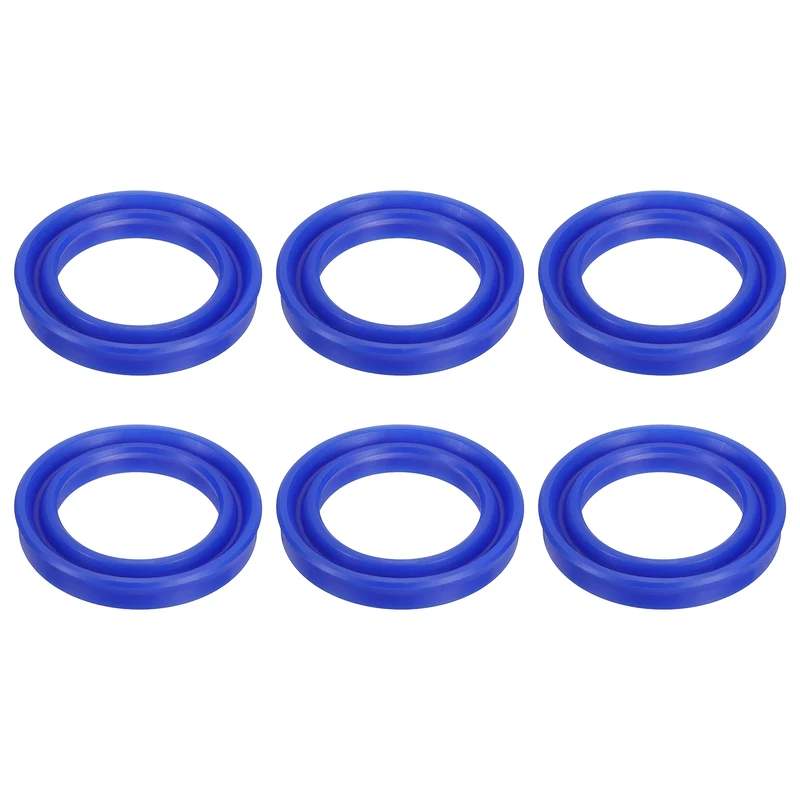 2 Pcs UN Radial Shaft Seal, 45mm ID x 65mm OD x 10mm Width TPU Oil Seal, Blue