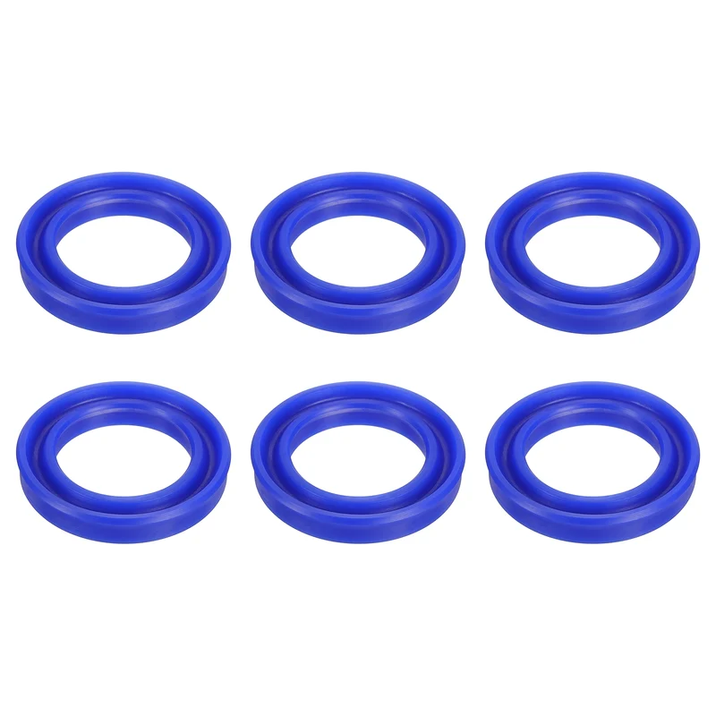 2 Pcs UN Radial Shaft Seal, 40mm ID x 60mm OD x 10mm Width TPU Oil Seal, Blue