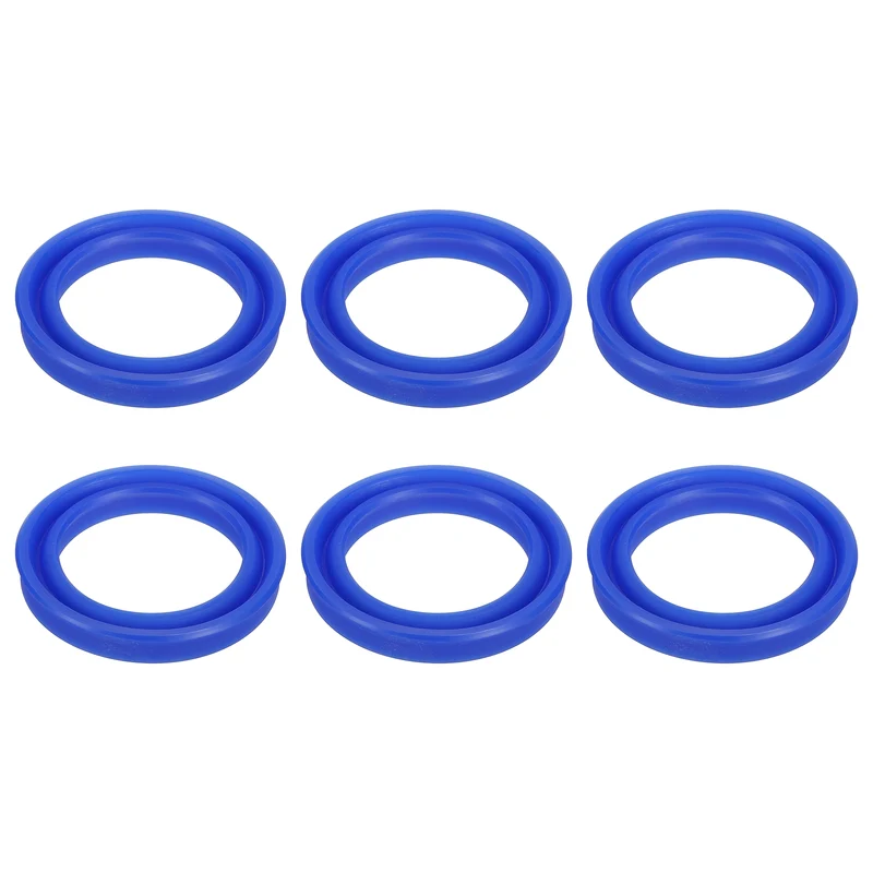 2 Pcs UN Radial Shaft Seal, 40mm ID x 55mm OD x 8mm Width TPU Oil Seal, Blue