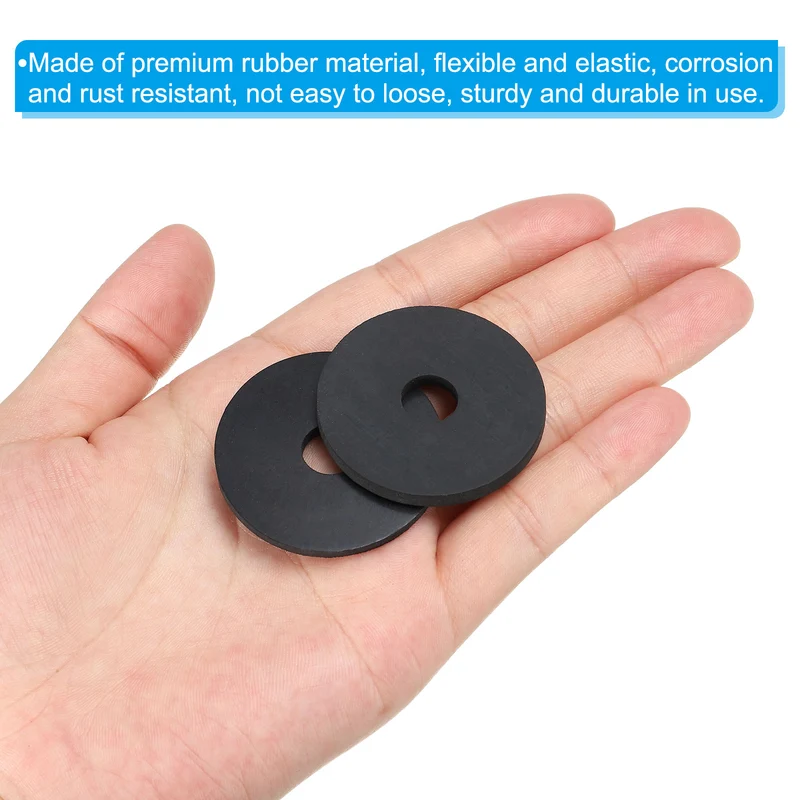 16Pcs Rubber Washers 1 1/2" OD x 3/8" ID x 1/8" Thickness Rubber Grommets
